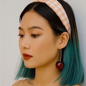 Viral Cherry Drop Earrings
